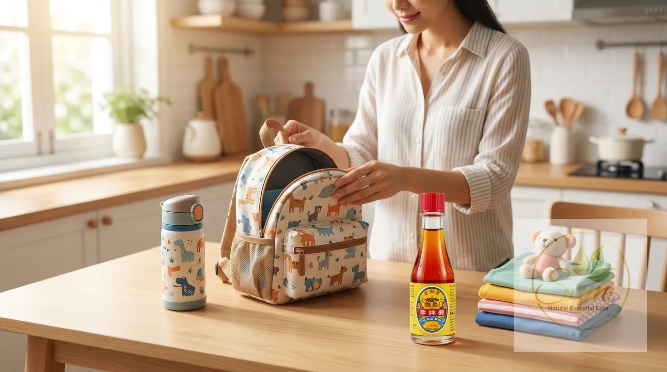 Bé đi nhà trẻ, đi học lại: mẹ nên chuẩn bị dầu gió gì?