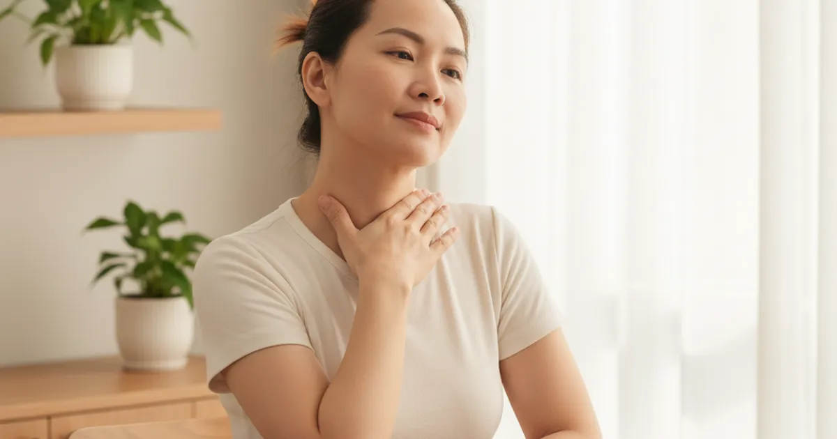Cách massage cổ vai gáy tại nhà với dầu nóng: kỹ thuật day, miết, bấm an toàn