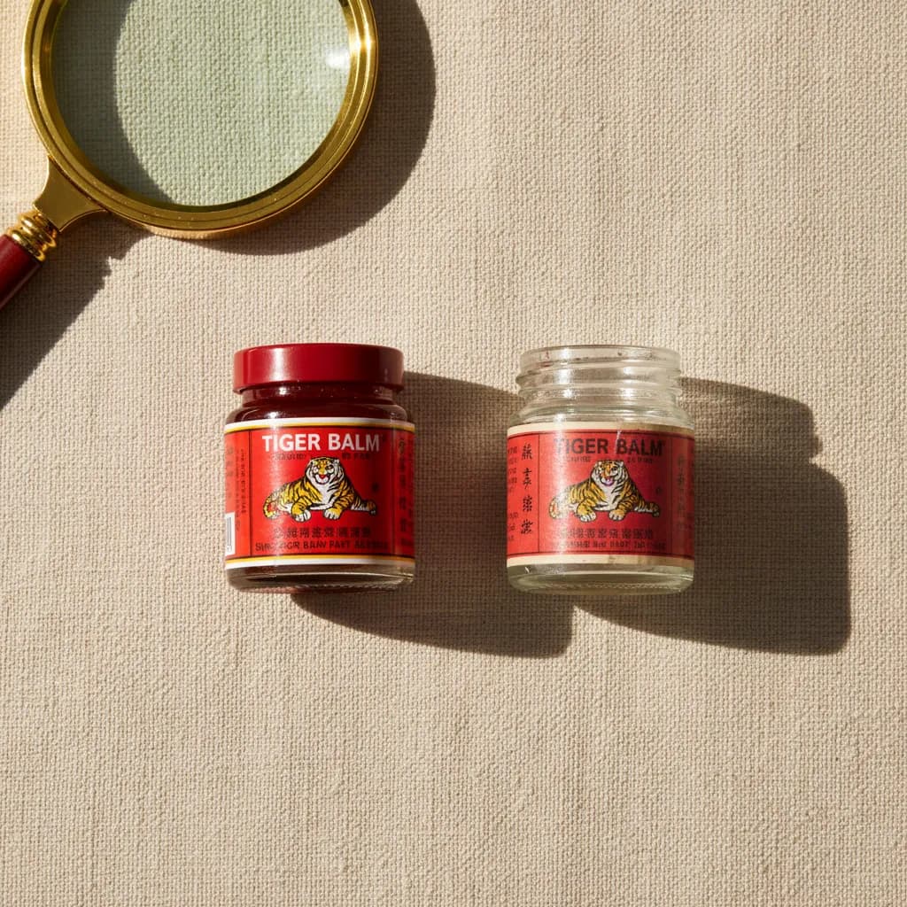 Phân biệt Tiger Balm thật giả: 6 dấu hiệu + cách chọn Red/White/Cao Dán