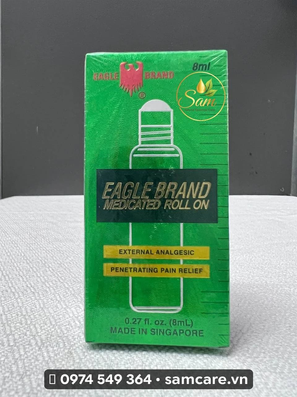 Dầu Con Ó dạng lăn Xanh 8ml