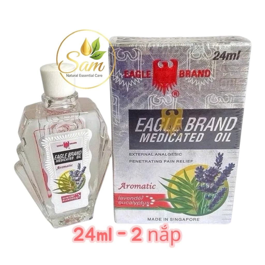 Dầu Thảo Mộc Trắng Con Ó Lavender 24ml 2