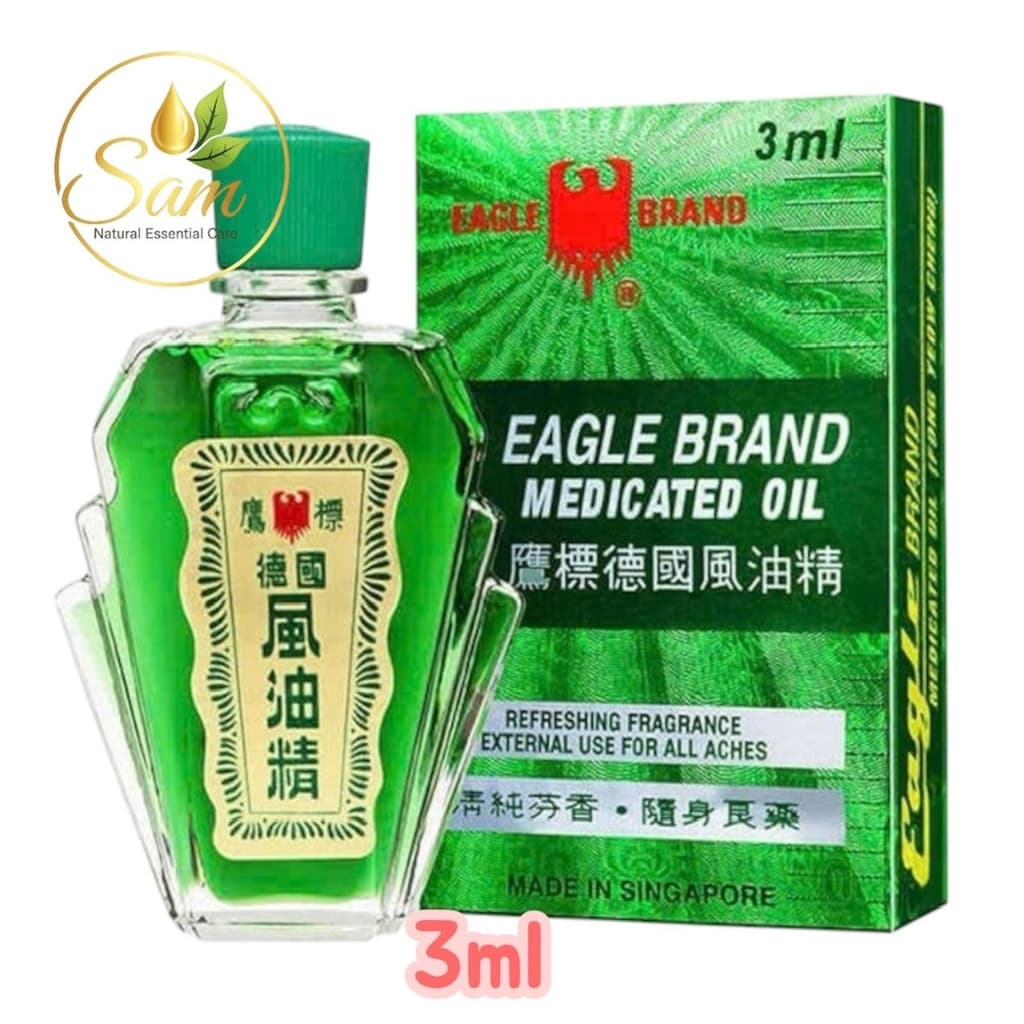 Dầu Thảo Mộc Xanh Con Ó Bạc Hà (Hàng Mỹ 2 nắp) 2