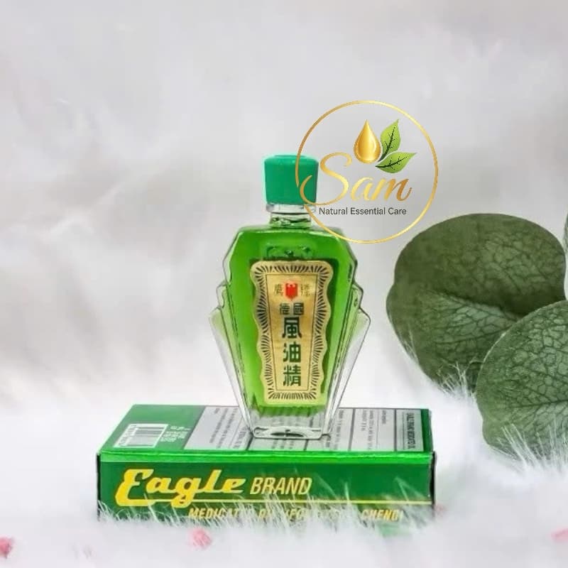 Dầu Thảo Mộc Xanh Con Ó Bạc Hà (Hàng Mỹ 2 nắp) 3