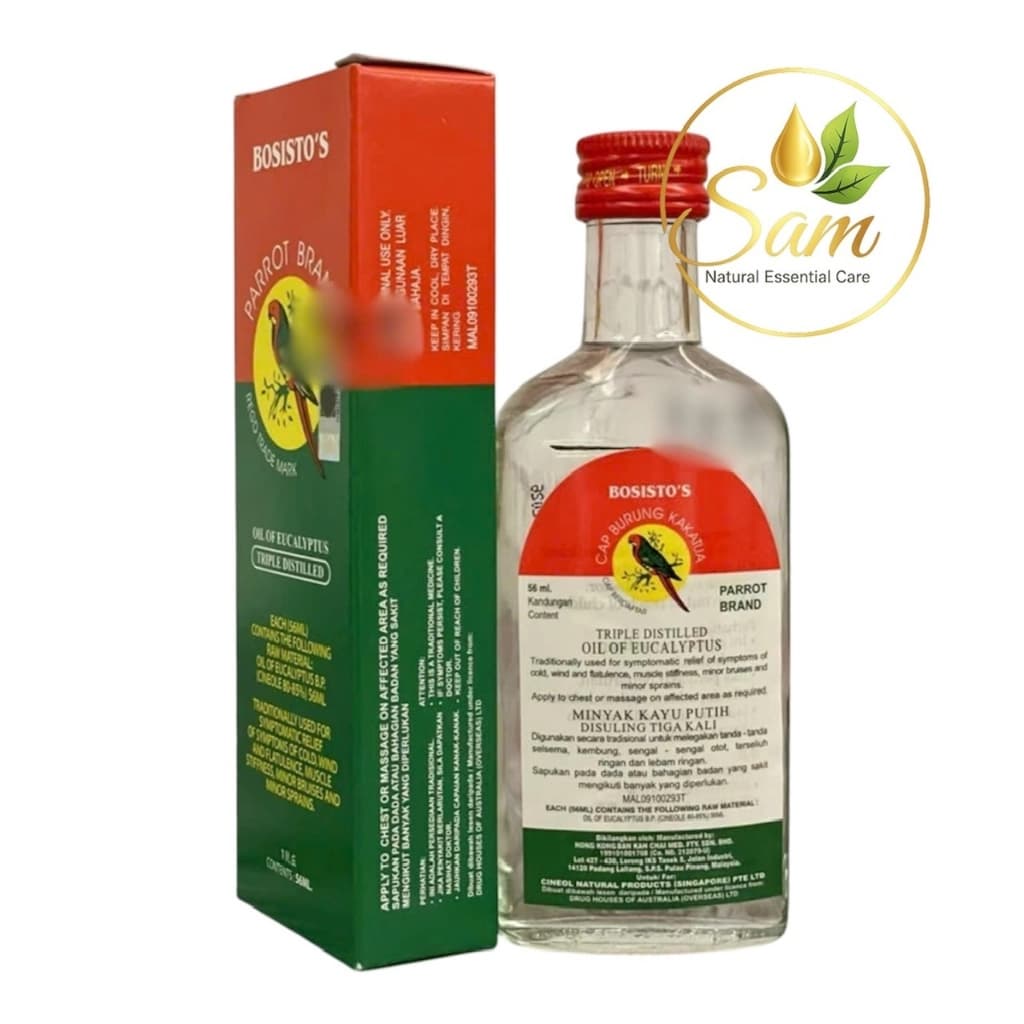 Dầu Khuynh Diệp Con Vẹt Parrot Malaysia 2