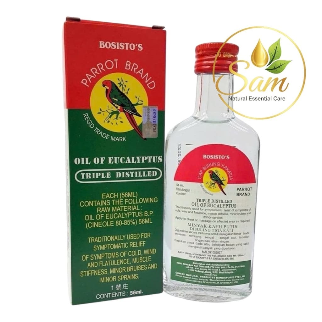 Dầu Khuynh Diệp Con Vẹt Parrot Malaysia 4