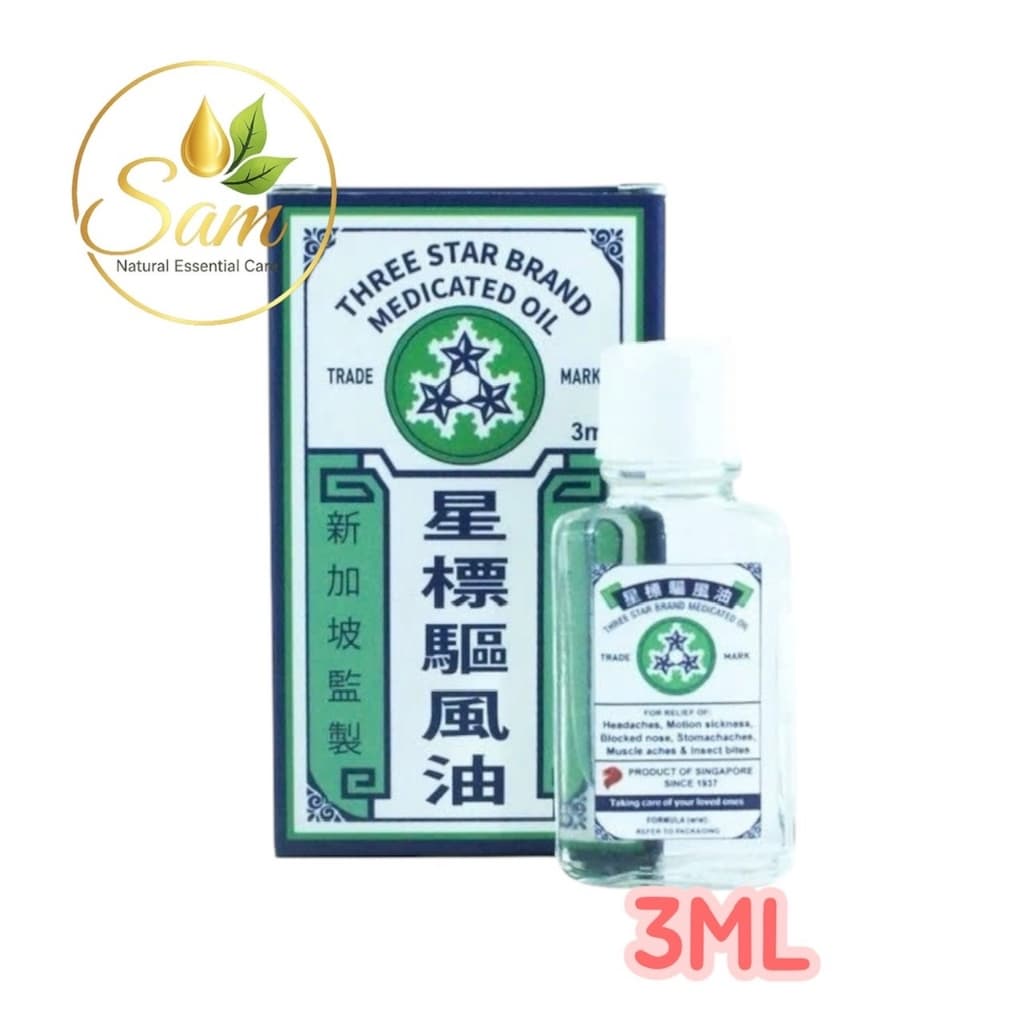 Dầu Thảo Mộc Trắng Three Star 2
