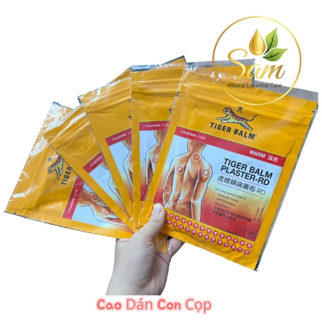 Miếng Dán Thảo Mộc Tiger Balm – Cao Dán Con Cọp Singapore 2