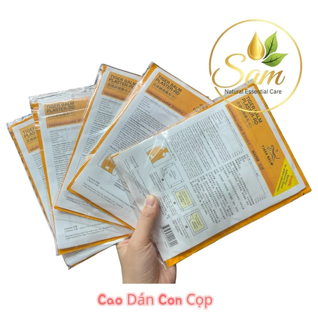 Miếng Dán Thảo Mộc Tiger Balm – Cao Dán Con Cọp Singapore 4