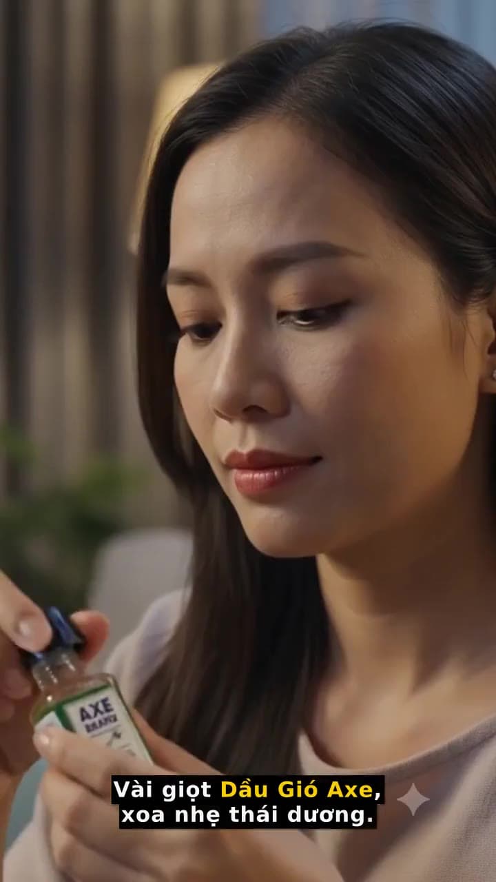 Dầu Gió Axe (cây búa) — thư giãn buổi tối tại nhà
