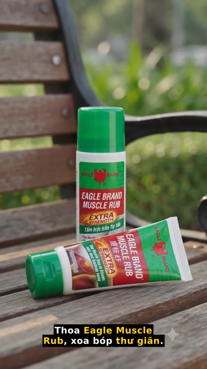 Eagle Muscle Rub — thư giãn sau buổi chạy