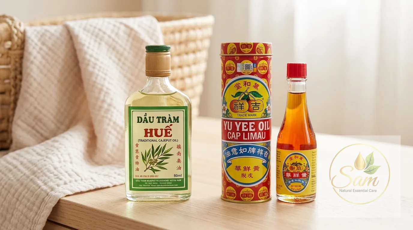 Dầu Tràm Hay Yu Yee Oil: Mẹ Nên Chọn Loại Nào Cho Bé Sơ Sinh?