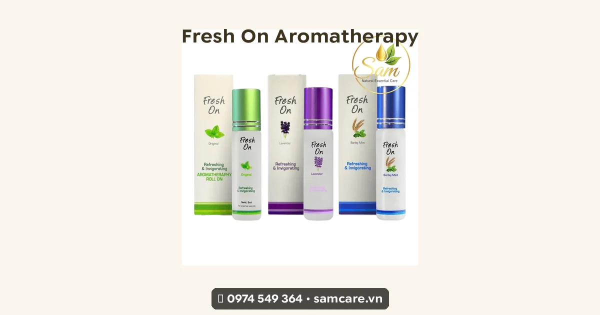 Fresh On Lavender 8ml — Lăn Oải Hương Singapore Giúp Ngủ Ngon