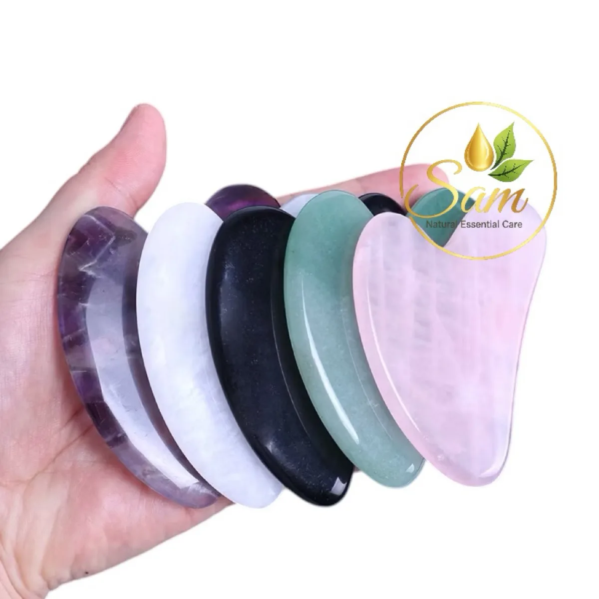 Miếng Đá Cạo Gió Gua Sha Massage Kinh Lạc