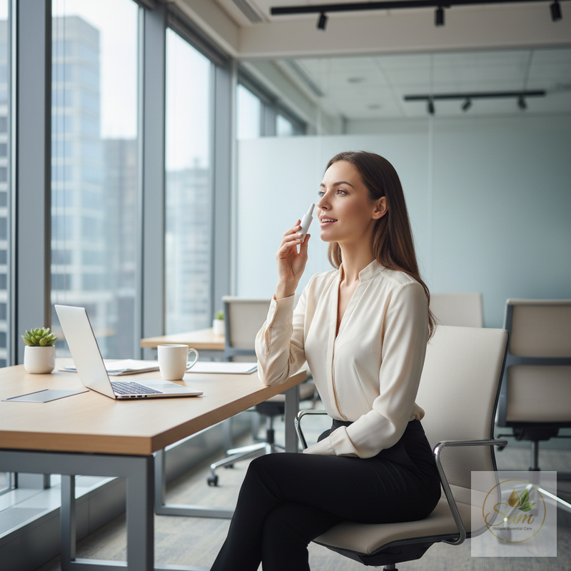 Ống hít chống buồn ngủ tại văn phòng