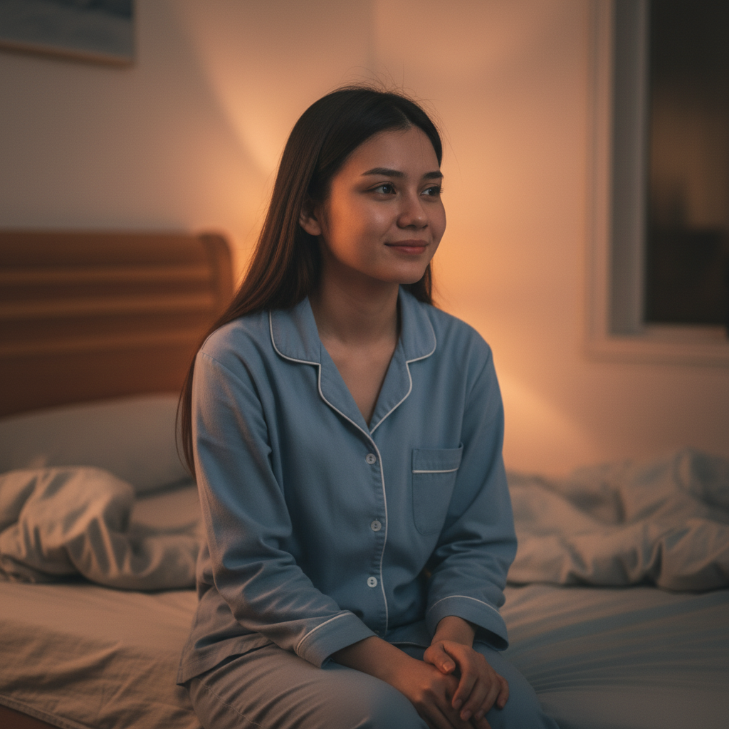 Mẹ thư giãn, thoải mái sau khi dùng Yu Yee Oil