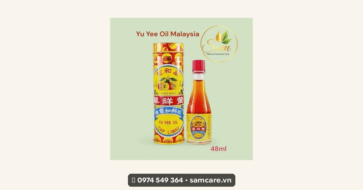 Chai Yu Yee Oil Malaysia thảo dược tự nhiên