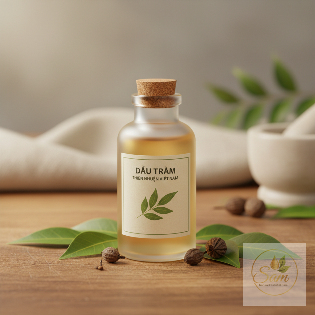 Dầu tràm Việt Nam thiên nhiên cho bé