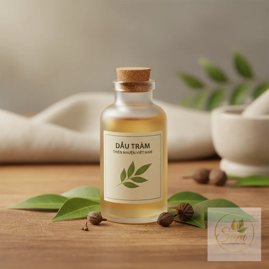 Dầu tràm Việt Nam thiên nhiên cho bé