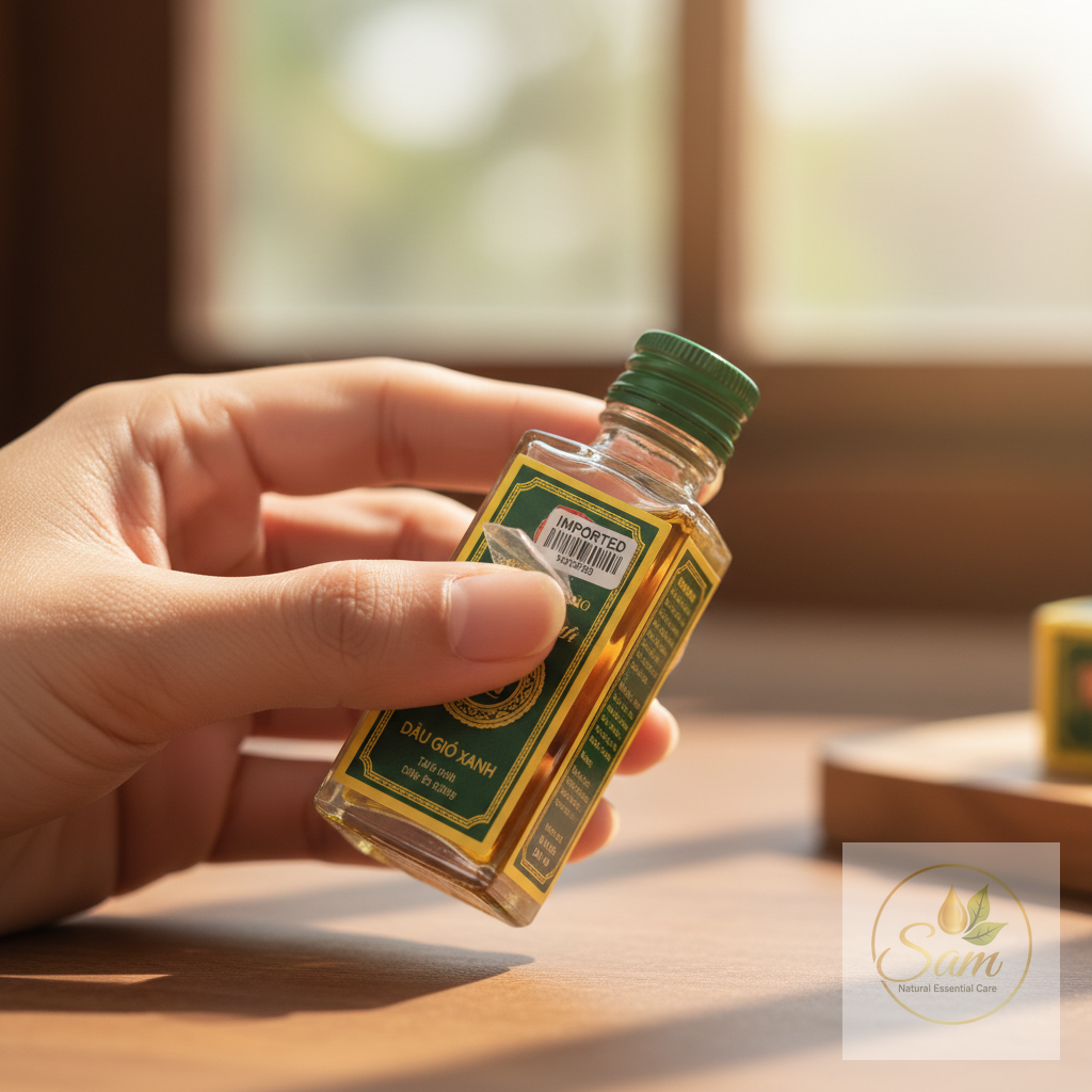 Kiểm tra tem nhãn dầu gió chính hãng