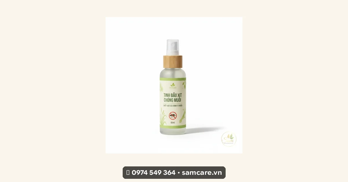 Tinh dầu sả đuổi muỗi Samcare