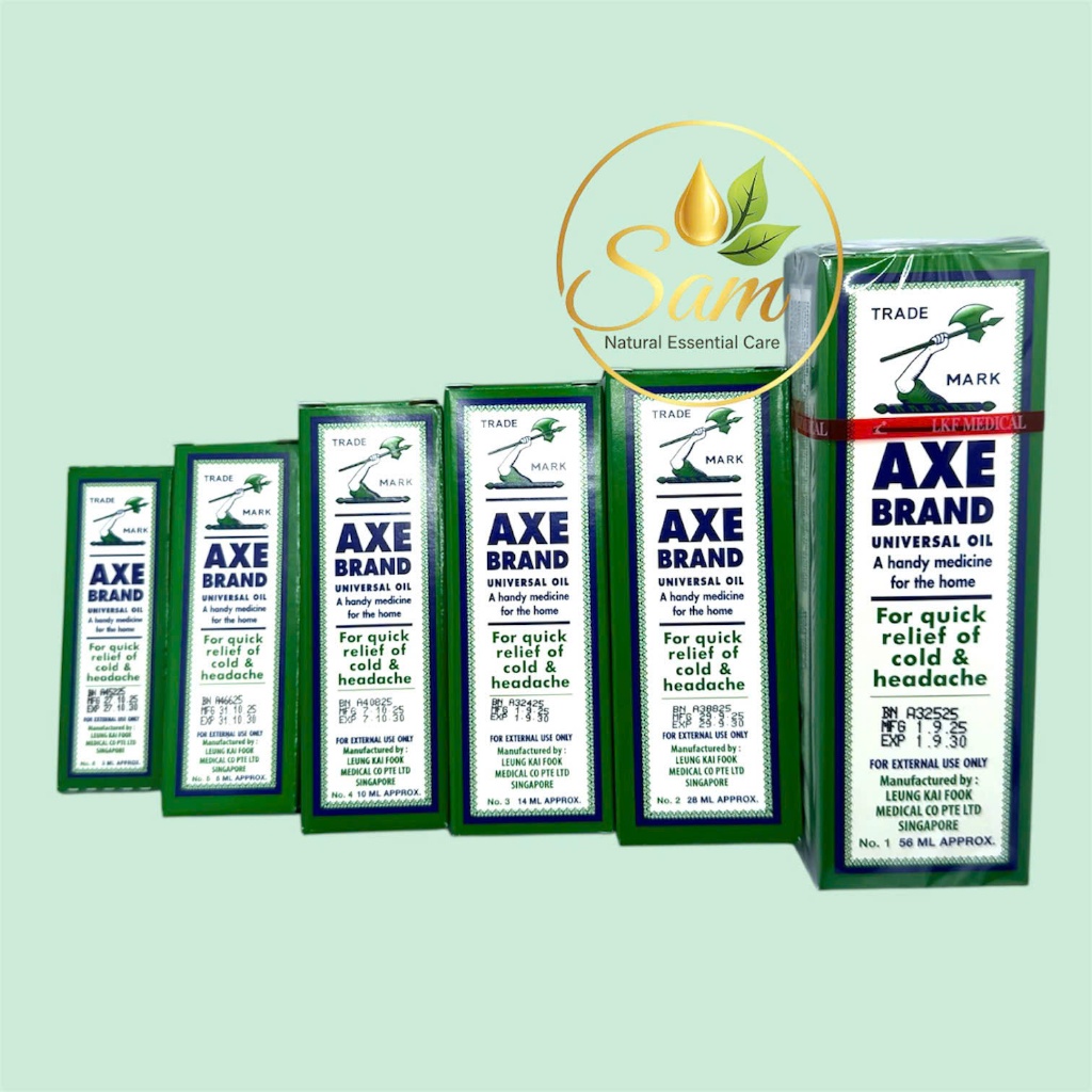 Chai dầu gió Axe Singapore