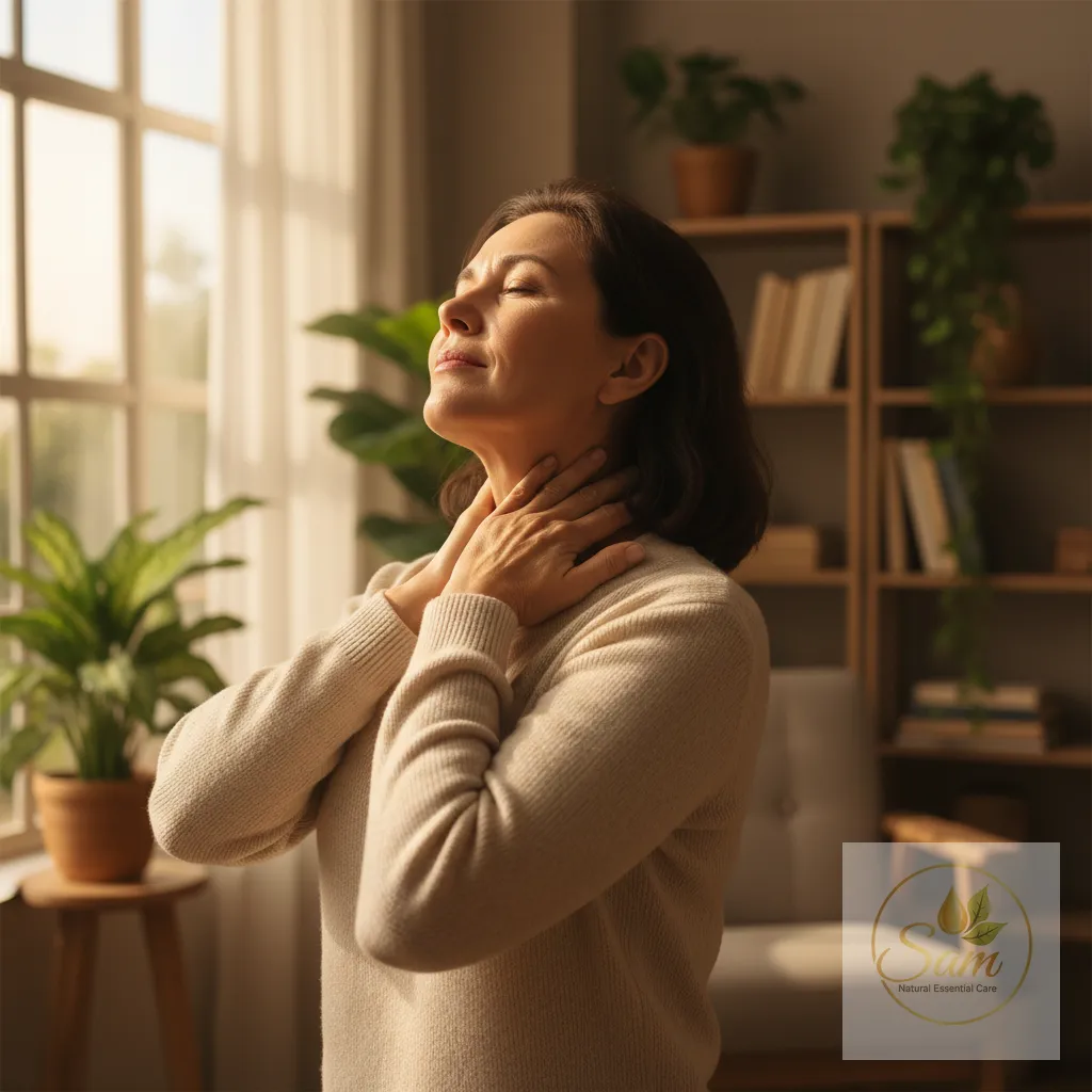 Thoa Fei Fah Medibalm massage vùng cổ vai gáy