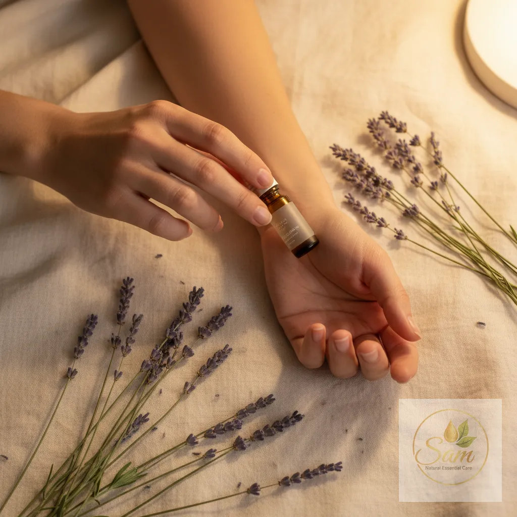 Lavender oil bedtime ritual