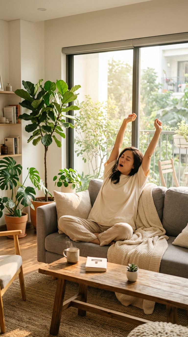 Buổi sáng Chủ nhật bình yên