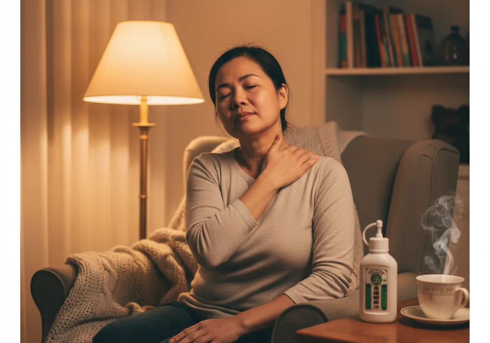 Three Star Loại Trắng dạng chai bóp massage