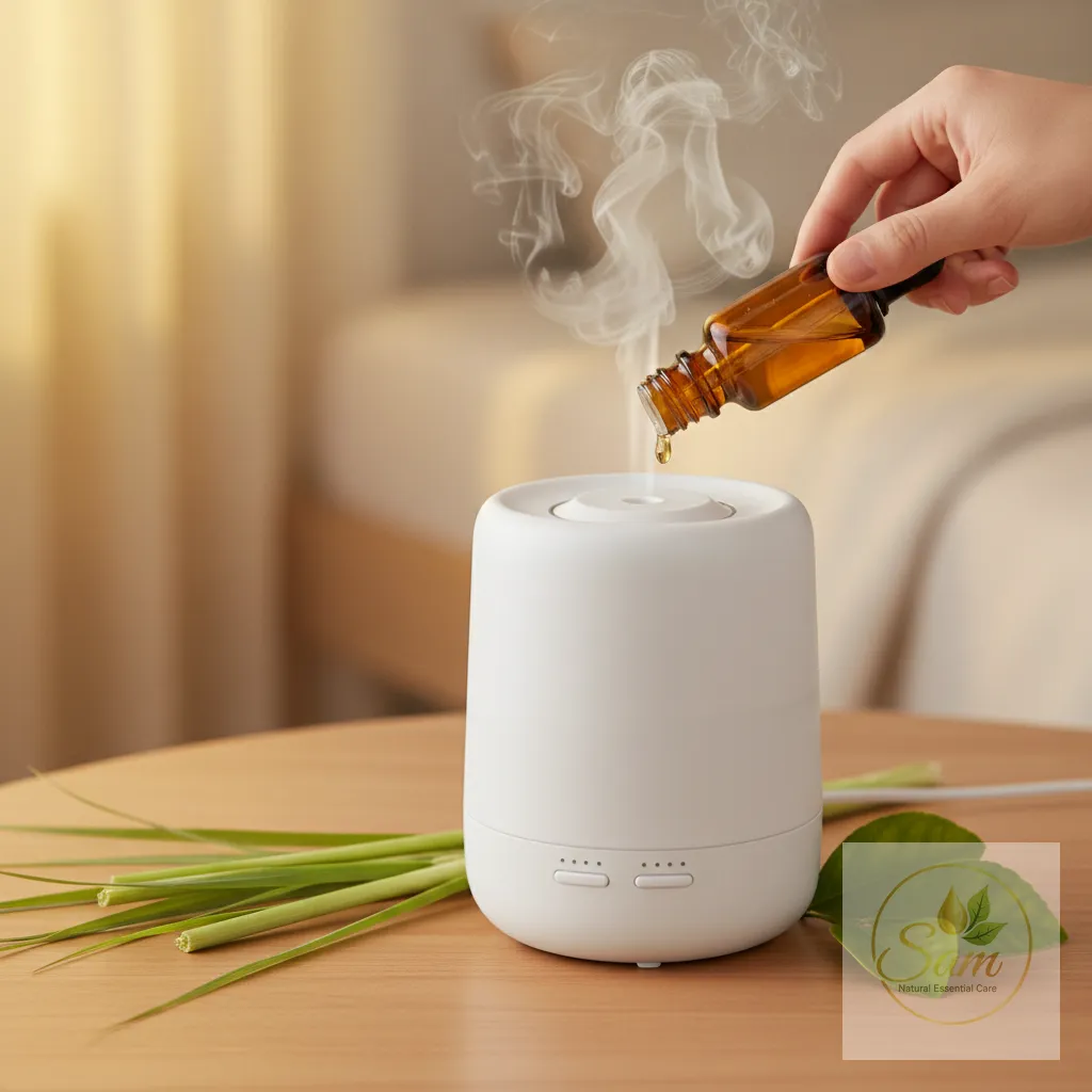 Các cách khuếch tán tinh dầu sả trong phòng