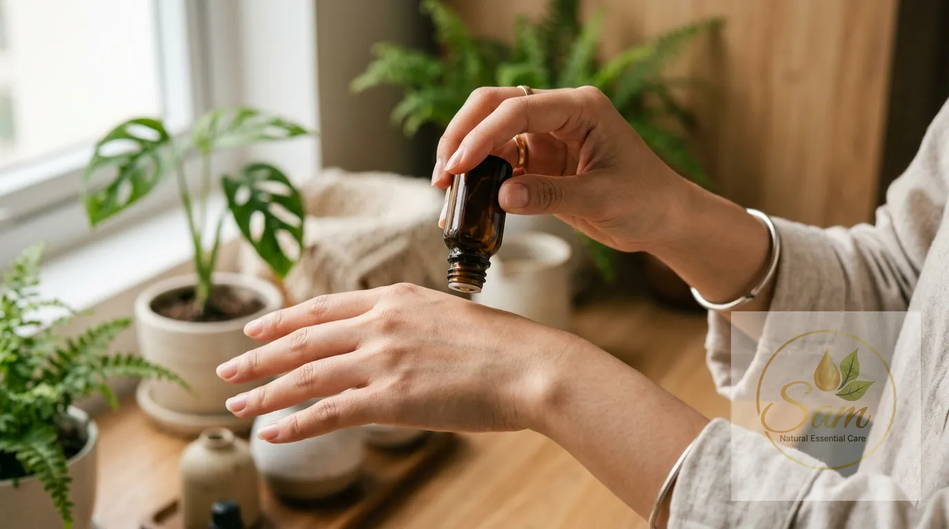 Kiểm tra chai dầu gió đã hết dầu chưa bằng cách lật ngược chai